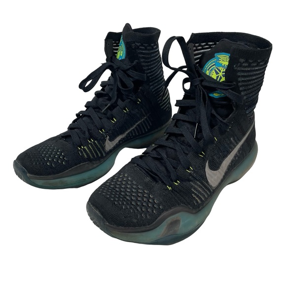 Nike Kobe 10 Elite Commander Size 10 Black Sneakers (Retail Price $300) - Picture 2 of 8